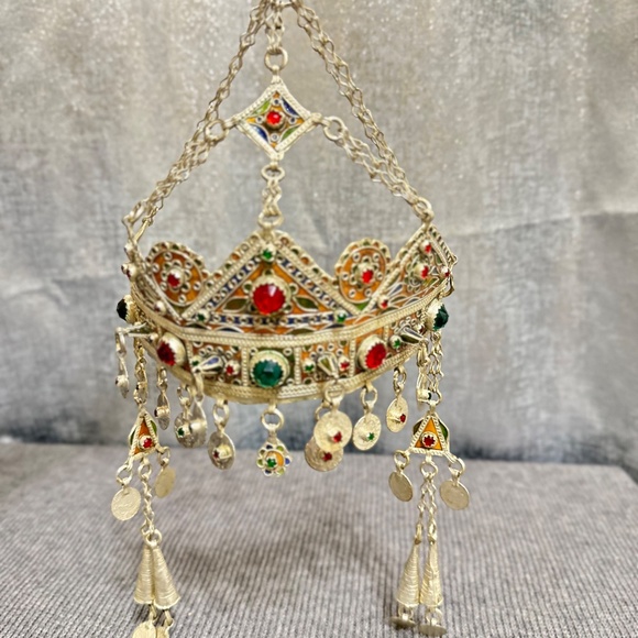 TAOUNZA Touareg Coiffe berbère, Bijoux Femmes Berbères, from Marocains Tiznit - Picture 3 of 16